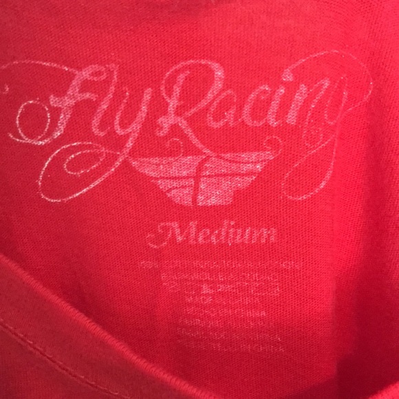 NWOT Fly Racing red t-shirt medium - Picture 3 of 3